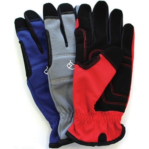 Contego Versadex Multi-Purpose  Gloves  Grey/Blue/Red, L 3-Pack