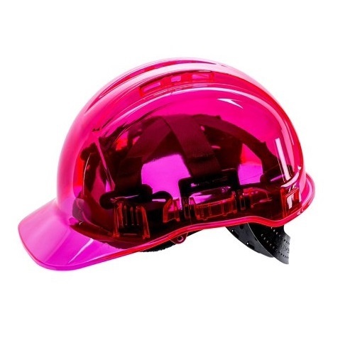 Frontier Clearview Hard Hat Pink, One Size Fits All