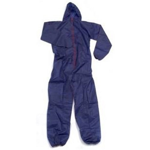 Frontier Polypropylene Coverall Blue, Med - Pack of 50