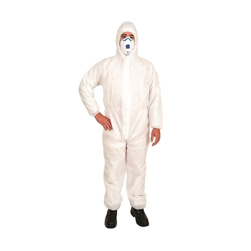 Frontier Polypropylene Coverall White, 2XL - Pack of 50