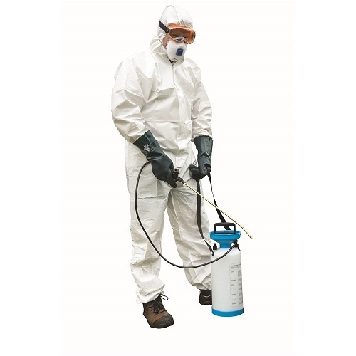 Pack of 5 - Frontier Supersuit Type 4/ 5/ 6 Coverall White, Medium
