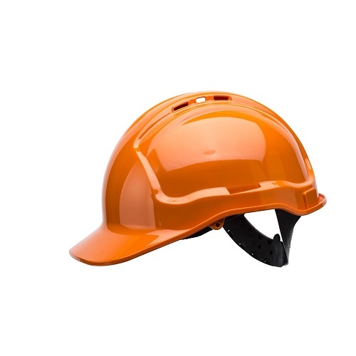Frontier Non-Vented Hard Hat Orange, One Size Fits All