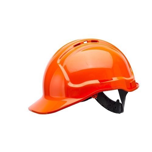 Frontier Non-Vented Hard Hat Red, One Size Fits All