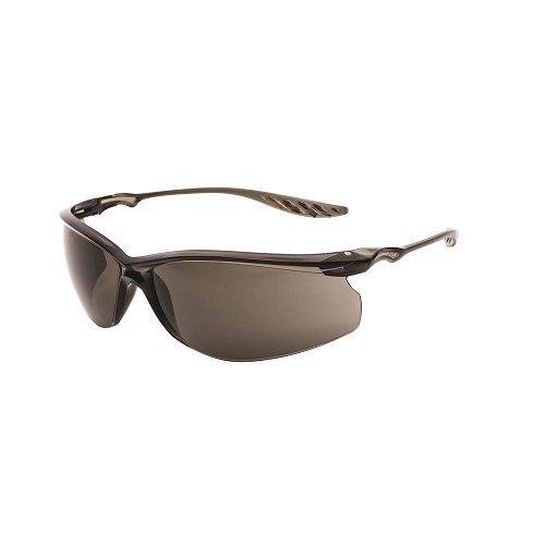 Frontier X-Caliber Safety Glasses Smoke, One Size Fits All - Pack of 12