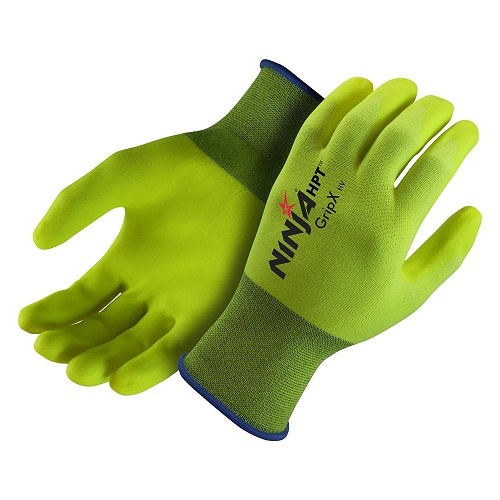 Ninja HPT GripX  Gloves Fluro Yellow, Small