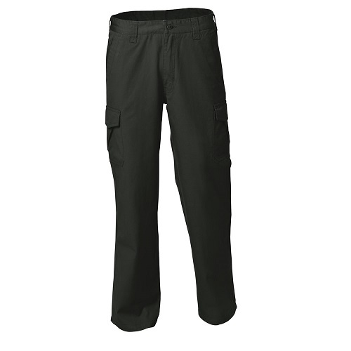 WS Workwear Mens Cargo Pants Green, 77 Regular
