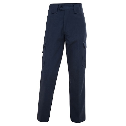 WS Workwear Mens Drill Cargo Pants Navy, 82 Stout
