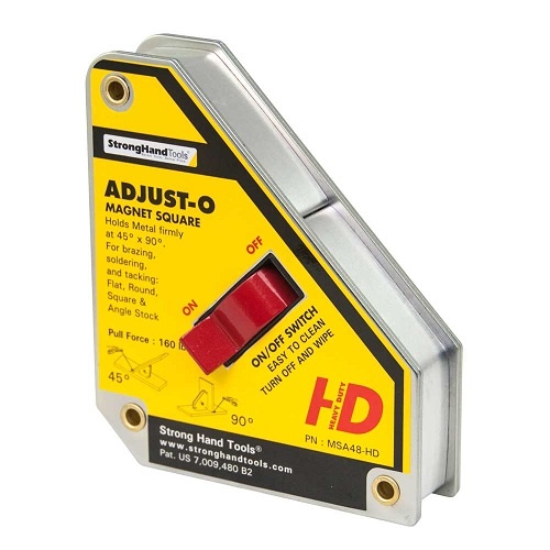 Stronghand 152 x 130 x 35mm 75kg Force Adjust-O Magnet Square