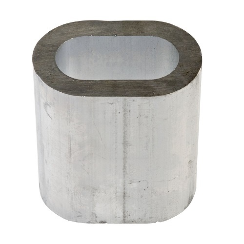 Beaver Wire Rope Aluminium Ferrule 21.7 x 43.4 x 8.4mm, Code 20
