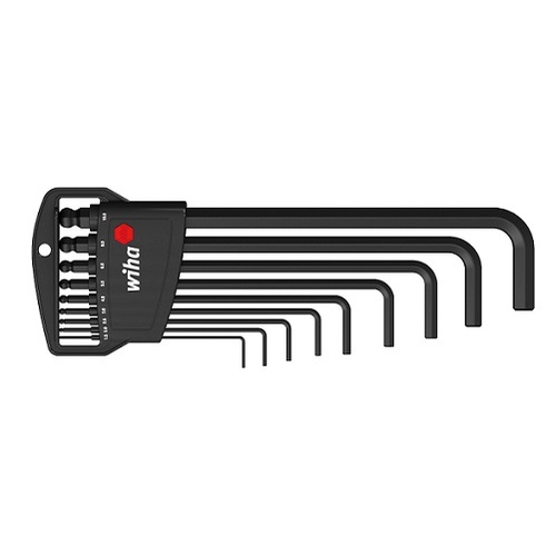 Wiha L -Key Hexagonal Ball End, 9 Pieces