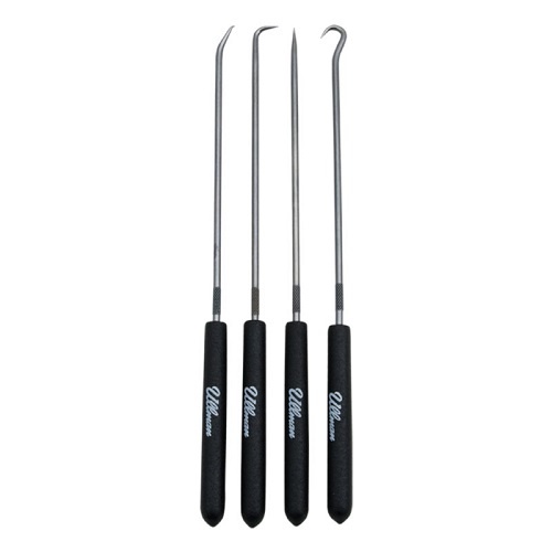 Ullman 9 3/4" Hook and Pick Set, 4 Pieces
