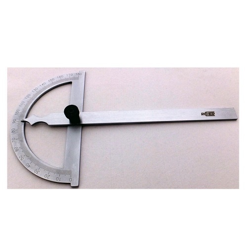 Maxigear 120 x 150mm Round Open Head Style Protractor