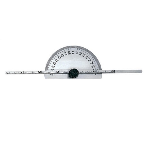 Maxigear 150mm Round Head Depth Gauge Protractor