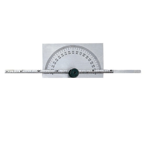 Maxigear 90 x 50 x 150mm Rectangular Head Depth Gauge Protractor