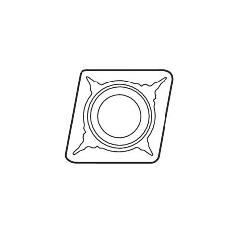Seco Turning Insert C Shape Code 2.38 x 0.05 x 6.35mm T Insert Type - F1 7° Grade CP500 ± 0.05/± 0.025mm CCGT0602005-F1 Pack of 10