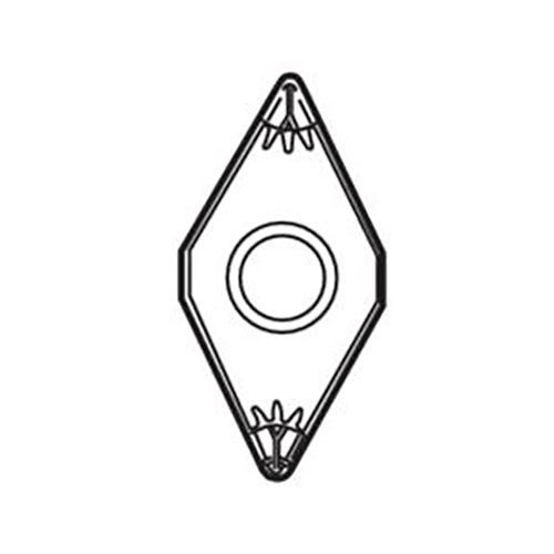 Seco Turning Insert D Shape Code 6.35 x 0.8 x 12.7mm G Insert Type - MF5 Grade TS2500 ± 0.13/± 0.05mm Tolerance DNMG150608-MF5,TS2500 - Pack of 10