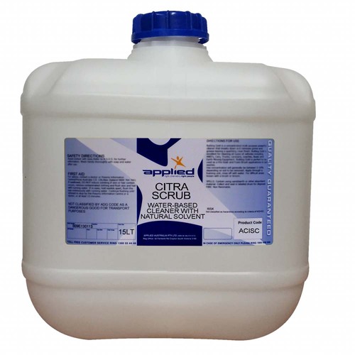 Applied Citra Scrub Low Foaming Water-based Cleaner and Degreaser 15L