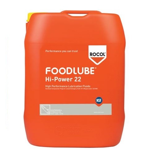 Rocol Foodlube® Hi-Power 22 VG Hydraulic & Airline Oil- 20L