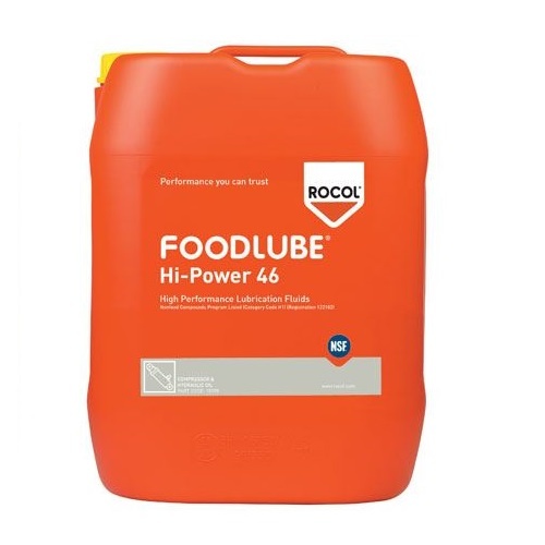 Rocol Foodlube® Hi-Power 46 VG Hydraulic & Airline Oil - 20L