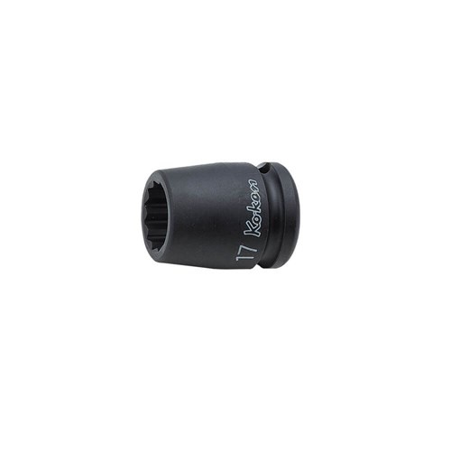 Ko-ken 1/2" Drive 12Pt Impact Socket 8mm KO14405M08