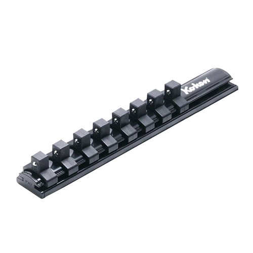 Ko-Ken Magnetic Socket Rail For 3/8" Square Drive x 12 Socket Holders