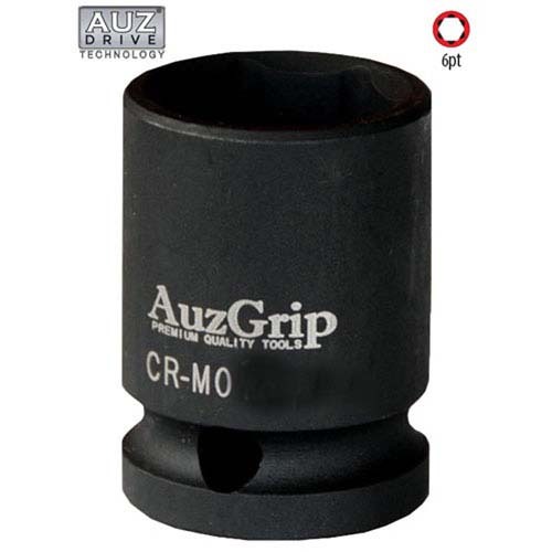 AuzGrip® 1/2'' Square Drive 6 Point Impact Socket Metric 8mm