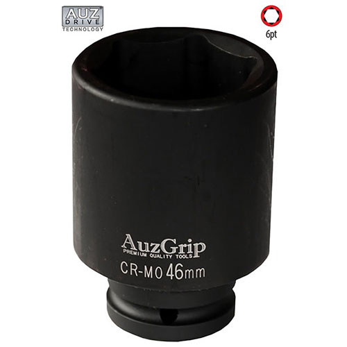 AuzGrip® 3/4'' Square Drive 6 Point Standard Deep Impact Socket 17mm