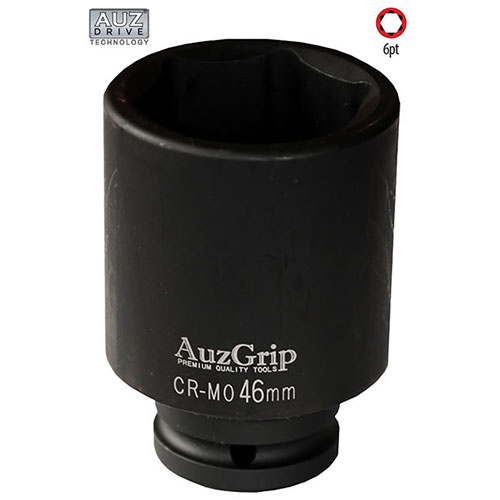 AuzGrip® 3/4'' Square Drive 6 Point Standard Deep Impact Socket 41mm