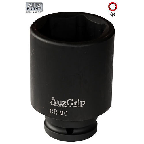 AuzGrip® 3/4'' Square Drive 6 Pt. Standard Deep Impact Socket 11/16"