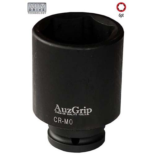 AuzGrip® 1'' Square Drive 6 Point Deep Impact Socket Metric 17mm