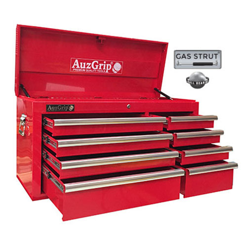 AuzGrip® 8 Drawer Chest Cabinet Red