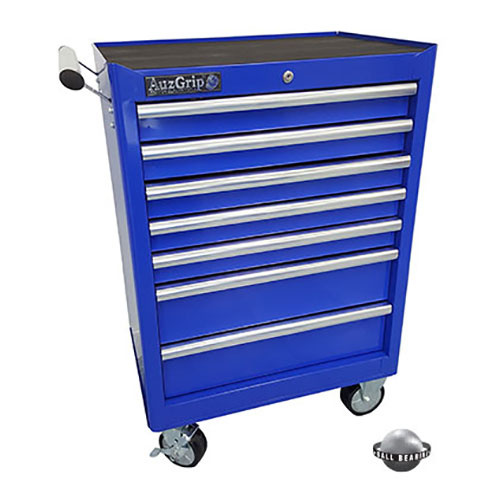 AuzGrip® 7 Drawer Roller Cabinet Blue 680 x 472 x 855mm