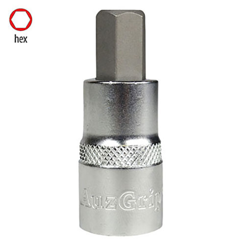 AuzGrip® 1/2" Square Drive 14mm x 55mm In-Hex Bit Socket