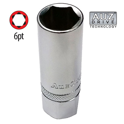 AuzGrip® 1/2" Square Drive Spark Plug Socket 5/8"