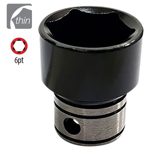 AuzGrip® 1/2'' Square Drive 10mm Thin Wall Impact /Hand Socket