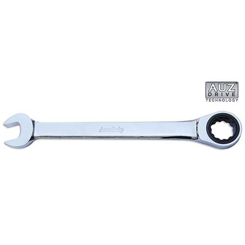 AuzGrip® Combination Ring & Open End Ratchet Spanner 8mm