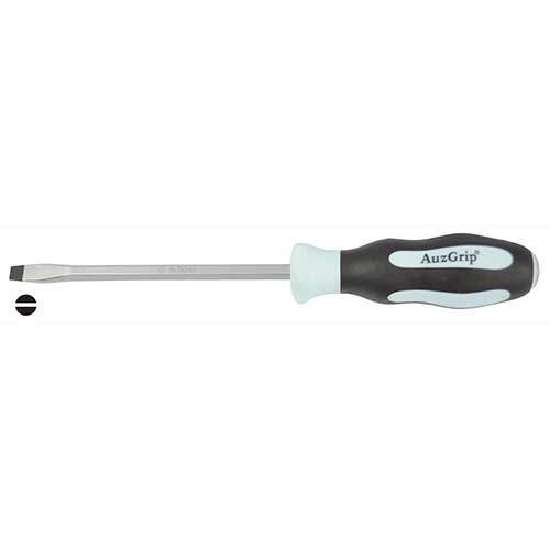 AuzGrip® 5.5 x 150mm Slotted Tang-Thru Screwdriver