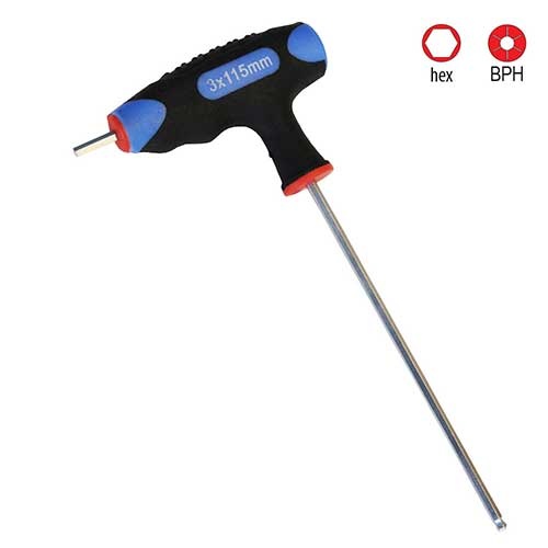 AuzGrip® 5/64" Ball Point Hex Key T-Handle