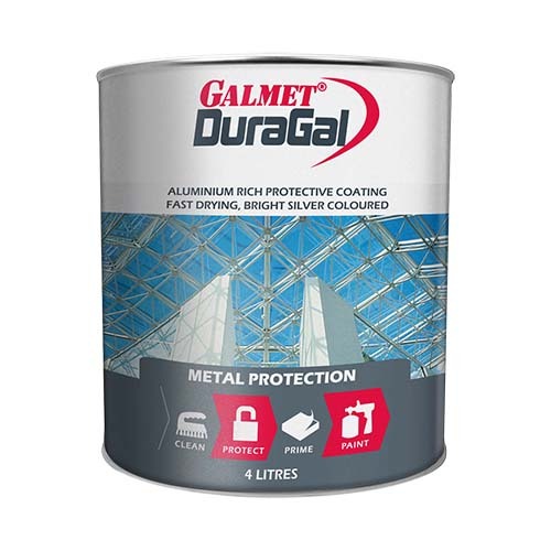 Galmet® Duragal® Long Term Protection of Steel 4L, Aluminium Rich