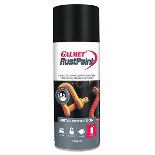 Galmet® Rust Paint Epoxy 350g, Black High Gloss