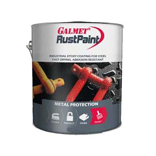 Galmet® Rust Paint Epoxy 4L, Black Satin