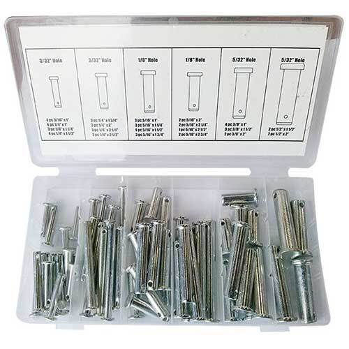 Grip® Clevis Pin Assortment Set, 60 Pieces