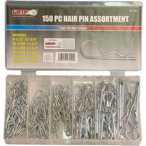 Grip® Hair Pin (R-Clip) Assortment Imperial Set, 150 Pieces