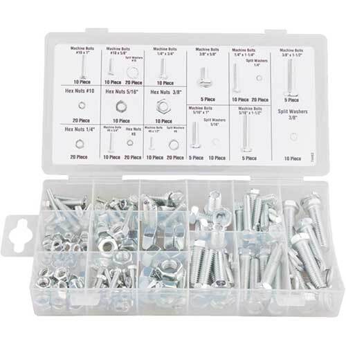 Grip® Nut and Bolt Assortment Imperial Set, 240 Pieces