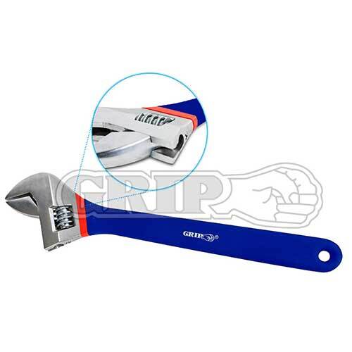 Grip® 375mm Adjustable Wrench with Double Dip Cushion Grip Handle