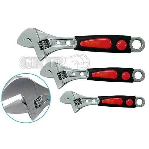Grip® Super Grip Adjustable Wrench Set, 3 Pieces