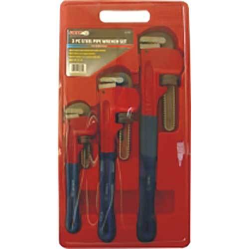 Grip® Pipe Wrench Set, 3 Pieces
