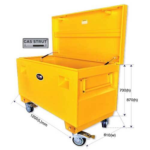 Grip® 1200 x 610 x 700mm Site Tool Box With Castor