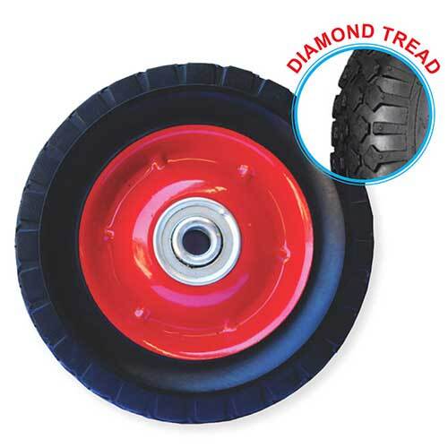 Grip® 150 x 35mm Semi-Pneumatic Rubber Tyred Wheel