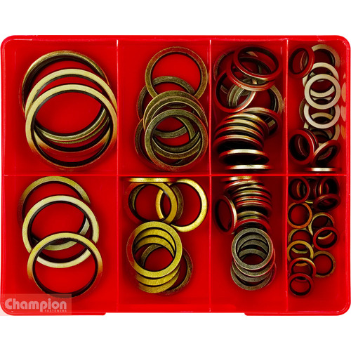 Champion CA173 Bonded Seal Washer Imperial Assortment Kit, 82 Pieces